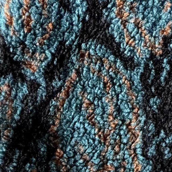 EUC Vintage Lee Anderson Whimsical Fleece Jacket Winter Coat Artful Sweater Art - Picture 13 of 13